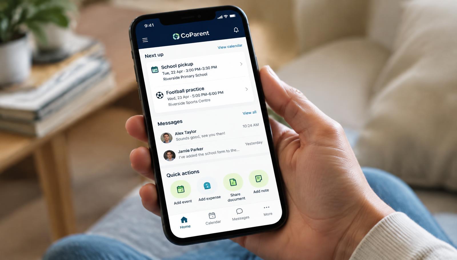 Mobile app interface visual